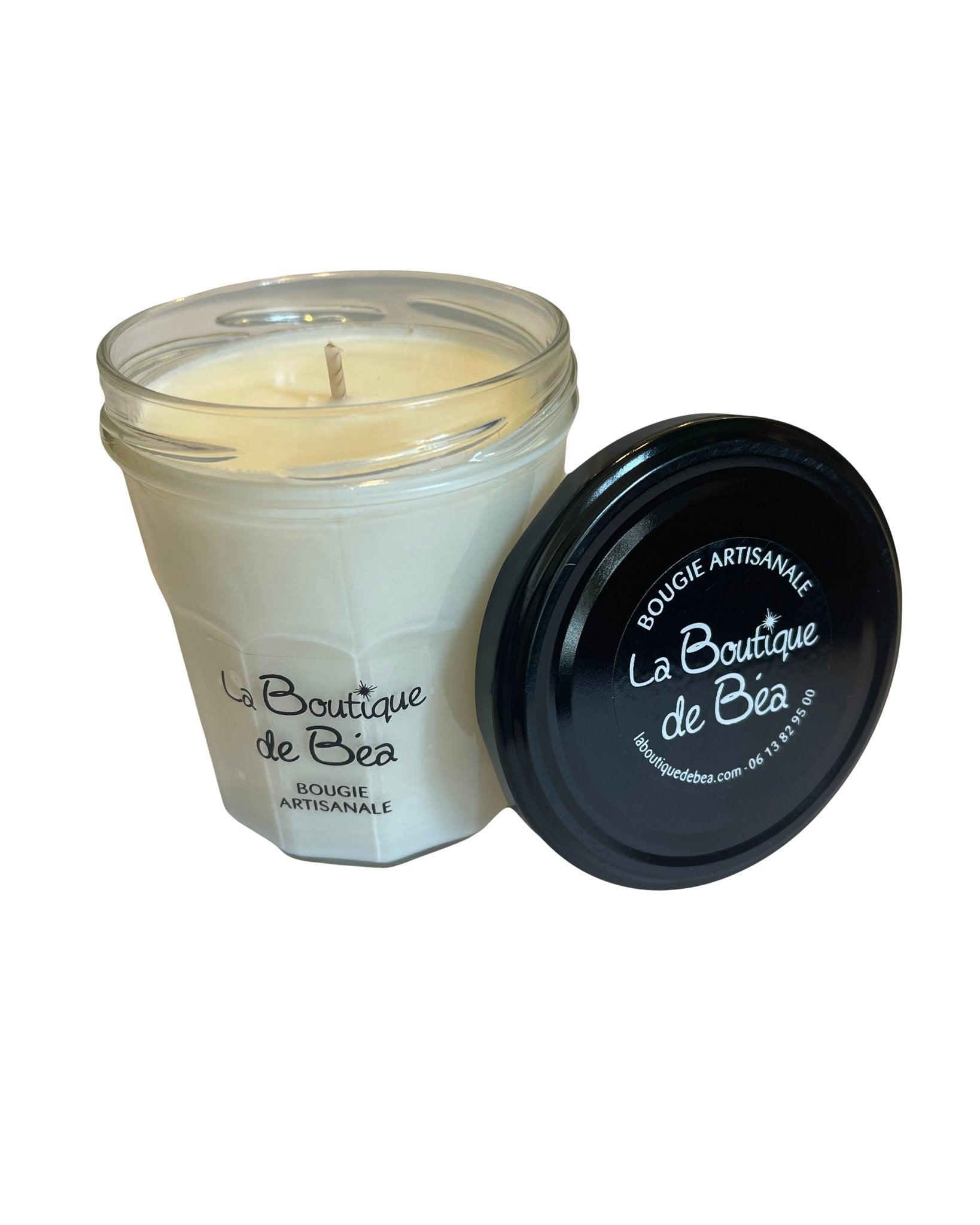 Bougie Artisanale Bois de Santal "La Boutique de Béa" - La boutique de Béa