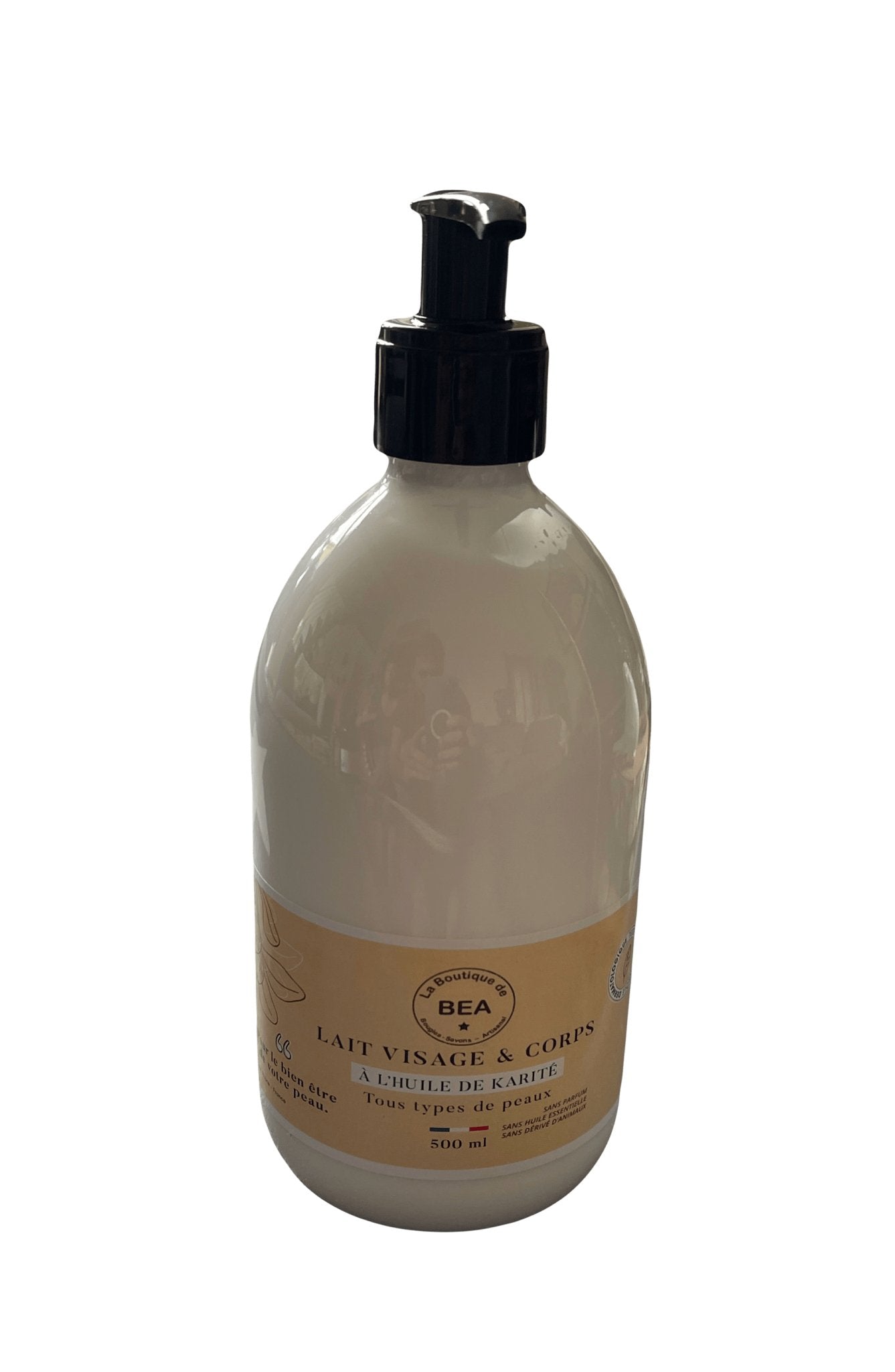 Lait Visage & Corps à l'huile de Karité 500 ml La Boutique de Béa - La boutique de Béa