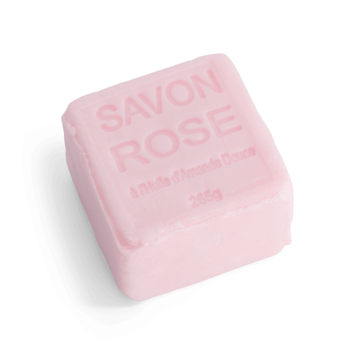 Savon Cube 260gr Rose à l'Huile d'Amande Douce - La boutique de Béa