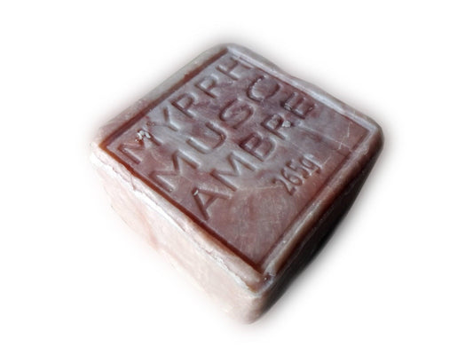 Savon Cube Ambre 260gr, à l'Huile de Pépins de Raisin - La boutique de Béa