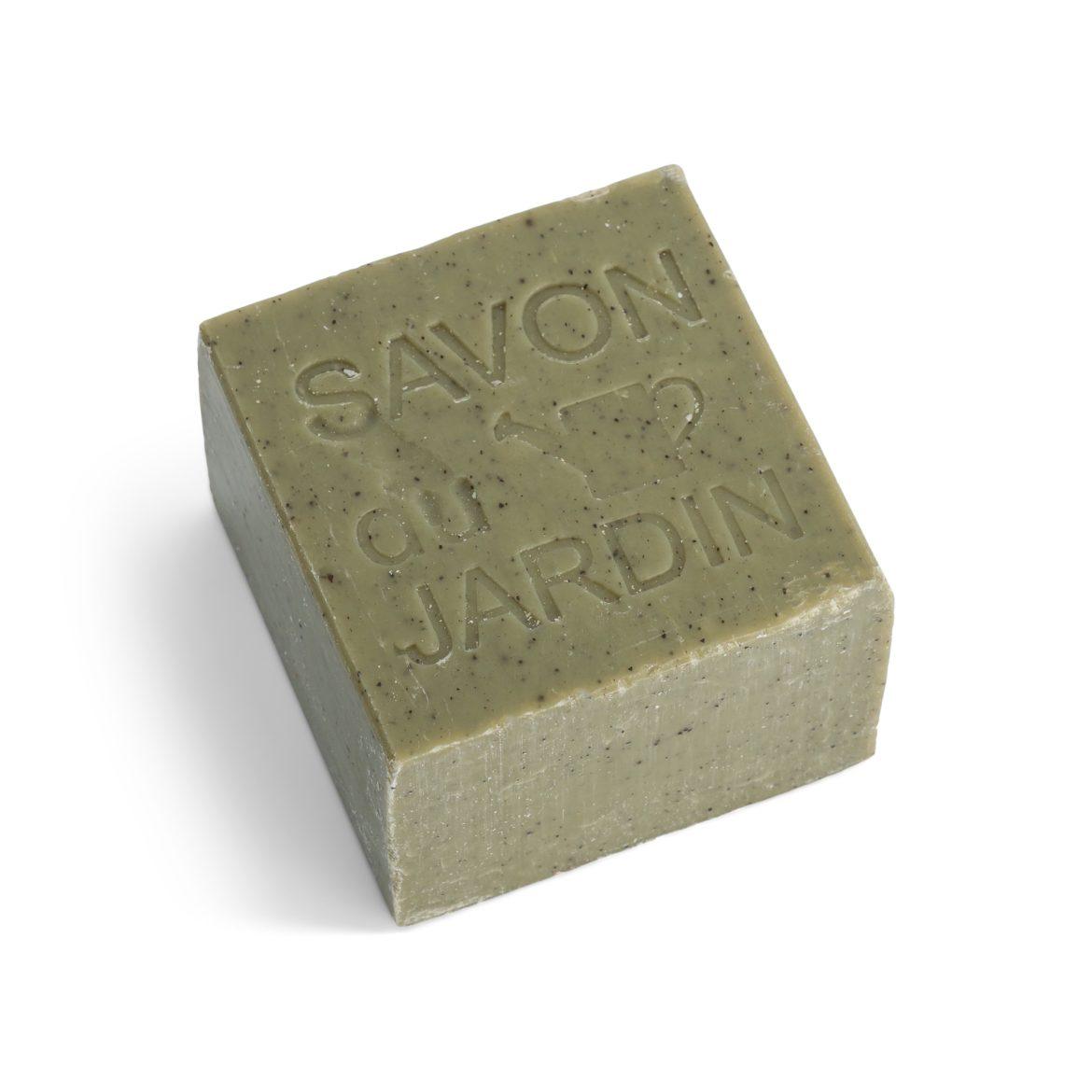 Savon du Jardin 250gr Exfoliant et Détachant MENTHE POIVRÉE - VERVEINE - La boutique de Béa